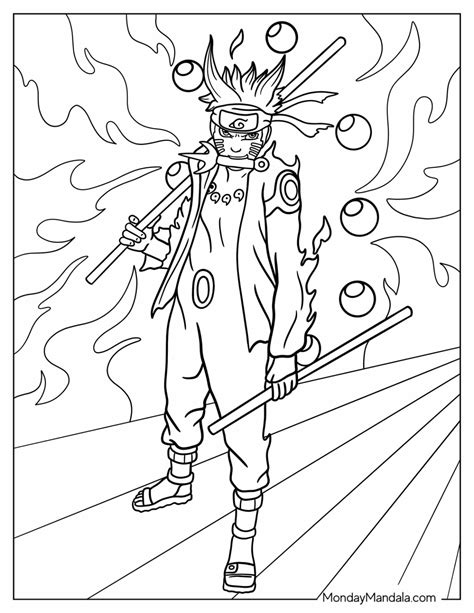 Sasori From Naruto – Coloring Pages and Books in PDF